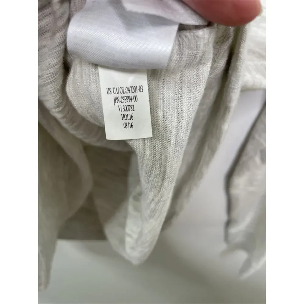 Banana Republic Long Sleeve Men's L Gray‎ Stretchy Lightweight Crew Neck T-shirt